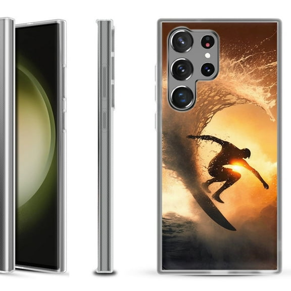 Slim-Fit Fashion Phone Case for Samsung Galaxy S23 Ultra, by OneToughShield ® - Surfing