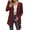 Red, variant on Women's Solid Color Loose Long Sleeve Pocket Cardigan Jacket
