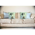 thumbnail image 2 of Betsydrake NC1175 18 x 18 in. Balancing Heron No Cord Pillow, 2 of 2