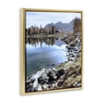 thumbnail image 3 of Stupell Industries Lake Cabin Forest Landscape Gold Framed Floater Canvas Wall Art design by Marcus Prime, 31 x 25, 3 of 9