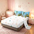 thumbnail image 3 of Manfei Cute Snowman 7-Piece Twin Bedding,Christmas Snowflake Bedding Comforter Set,Blue Green,Christmas Reversible, 3 of 6