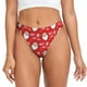 thumbnail image 1 of Fotbe Merry Christmas Santa Claus A Tanga Sin Costuras para Mujer con Estampado – Panties Invisibles, Transpirables y Cómodos para Uso Diario-3X-Large, 1 of 6