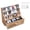 Brown, variant on Honiway Trading Card Display, 3-Tier Trading Card Storage with Custom Drawer, Wood Graded Card Display with Card Supporters and Dividers, Sports Card Display Case for Card Game Collection (Black)
