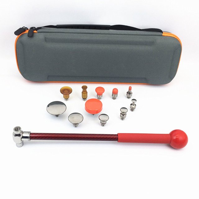 Body Repair Leveling Hammer Paintless Dent Removal Tool Double-Faced Knockdown Tap Down Hammer For DIY Sheet Metal Body Dent Repair Equipment