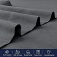 thumbnail image 2 of 4-Piece Cotton Flannel Sheet Set, Deep Pocket Fitted, Cali King, Gray, 2 of 5