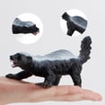 thumbnail image 2 of Honey Badger Figurine Realistic Simulation Wild Animal PVC Miniature Honey Badger Educational Toy for Kids, 2 of 7