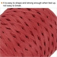 thumbnail image 4 of Uxcell Raffia Paper Craft Rope Ribbon 219 Yards Red for Decoration, 4 of 7