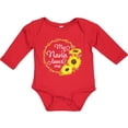 thumbnail image 3 of Inktastic My Nana Loves Me with Sunflower Wreath Boys or Girls Long Sleeve Baby Bodysuit, 3 of 5