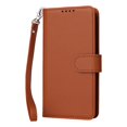 thumbnail image 2 of SaniMore for iPhone 14 Wallet Case, Detachable Strong Magnetic PU Leather Flip Cover PU Leather with Magnetic Shell Card Slots Cash Pocket Wristlet Strap Full Body Protective Stand Shell, Brown, 2 of 12
