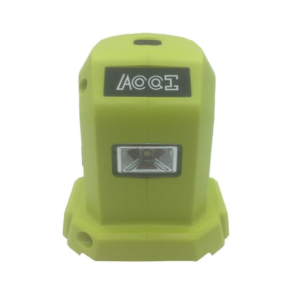 Royalbelle Portable Power Source Li ion With Lighting Function Dual Usb Output Dc Output Compatible For Ryobi P743 18v 14.4v One