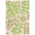 thumbnail image 2 of Safavieh Courtyard August Floral Indoor/Outdoor Area Rug, Cream/Green, 4' x 5'7", 2 of 8