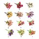 thumbnail image 4 of Injueey Ramo de flores artificiales de 15 cabezas, decoración de ramo de capullos de rosas falsos para boda Flores artificiales G20 otoño estrella brote amarillo, 4 of 6