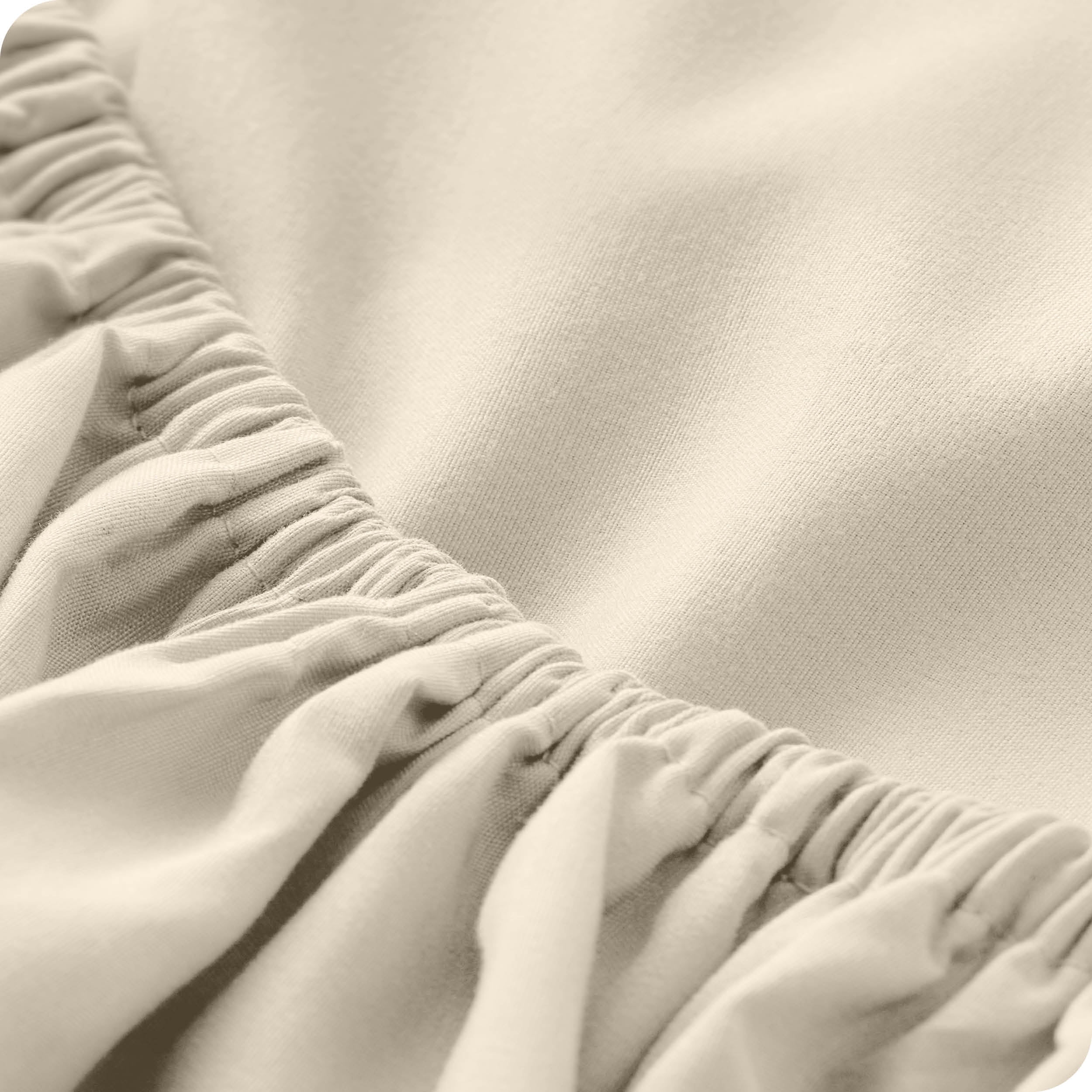 Bare Home Sand Microfiber Sheet Set, Wrinkle Resistant, Deep Pocket, Queen