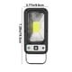 thumbnail image 3 of Luces solares para exteriores, sensor de movimiento, resistentes al agua IP65, 3 modos de luz, control remoto, apliques para valla, jardín, patio, luces solares para jardín, luces con sensor, 3 of 9