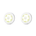 thumbnail image 2 of Moyic Luz de noche LED Lámpara de pared ABS redonda inalámbrica Luces de noche de ahorro de energía Escaleras en el hogar Gabinete Pasillo Luz Cálida/3200 2Conjunto, 2 of 6