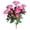 Pink, variant on 1 Pc 13.4" Compact Size Artificial Camellia Bouquet, 6-Head Silk-Like Fabric Tea Rose Bunch, Pre-Arranged Faux Flowers for Home Wedding Centerpiece, No Vase, Crimson Classic Red