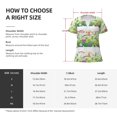 thumbnail image 5 of Naloa Plants and Insects Print T-Shirts Short Sleeve V Neck Tees for Women Fashion Tops Trendy Lightweight Soft Casual Summer Outfits Clothes, 5 of 5