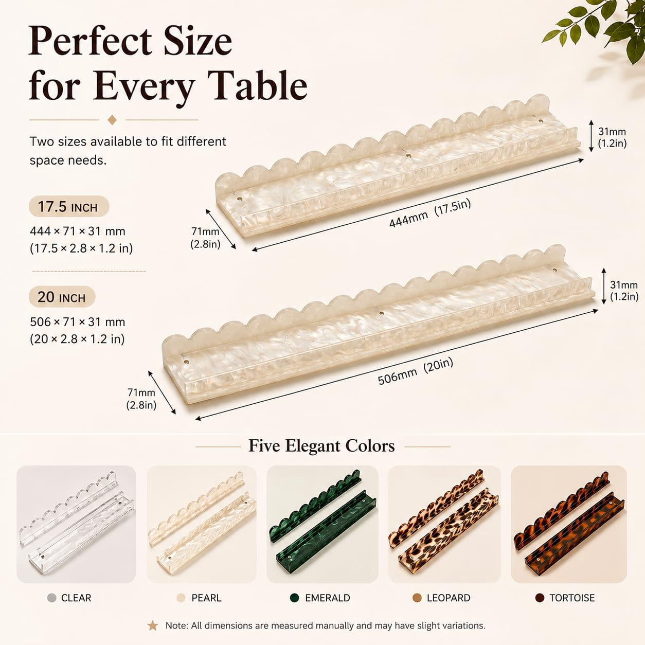 Scalloped Mahjong Racks with Magnetic Pushers, Acrylic Mahjong Tile Racks Set for American Mahjong Game Accessories