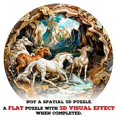 thumbnail image 2 of Puzzle de madera Pijesaksa Running Horses 3D Visual 200 piezas, 2 of 7