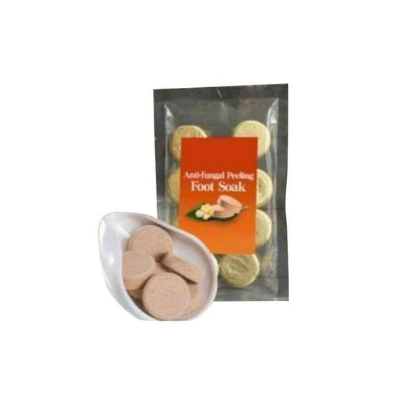 thinsony 10 Pcs Effervescent Ginger Tablets Anti-swelling Foot Care Foot SPA Promote Metabolism Eliminate Fatigue Improve Sleep