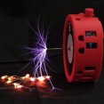 thumbnail image 3 of Módulo de Tesla Irfora Módulo circular multifuncional de bobina Tesla plana Música BT Relámpagos artificiales Ancho de pulso Ajuste de frecuencia ajustable Generador de arco eléctrico T Irfora Módulo de Tesla, 3 of 4