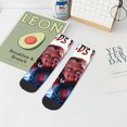 thumbnail image 6 of Saiise Chucky Funny Socks Men Women Adults Novelty Graphic Crew Tube Socks Crazy Design Casual Dress Socks for Sports,Running,Travel, 6 of 7