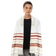 thumbnail image 1 of Mantón de oración Halleluyah Messianic Tallit 183x56 cm con bolsa, 1 of 6