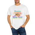 thumbnail image 4 of Happy New Year T-Shirt, 100% Cotton Made Comfy Fabric, 2026 New Year's T-shirt, White 3XL, 4 of 6