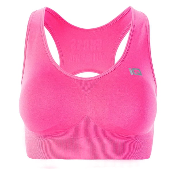 IQ - Sujetador Deportivo Carmen para Mujer (Rosa Carmín)