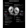 thumbnail image 4 of R1 Concepts Front Rear Brakes and Rotors Kit |Brake Disc| Brake Rotors|fits 2017-2019 Honda CR-V, 4 of 5