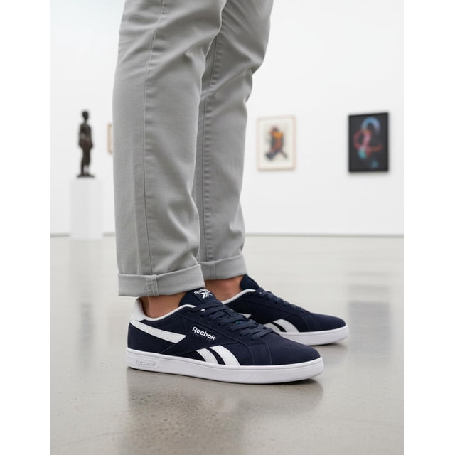 Tenis Reebok Hombre Caballero Court Retro Azul Oscuro Casual azul oscuro 7.5 MX