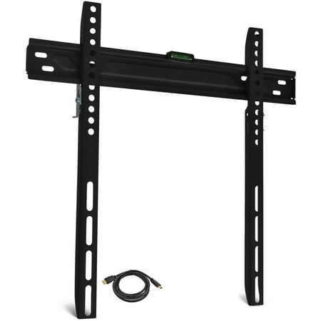 Low-Profile TV Wall Mount for 19″-60″ TVs with HDMI Cable
