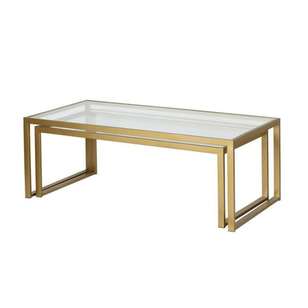 Camden&Wells - Rocco Nesting Coffee Table Set - Blackened Bronze