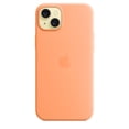 thumbnail image 3 of Funda para teléfono Apple iPhone 15 Plus de silicona con MagSafe Orange, 3 of 5