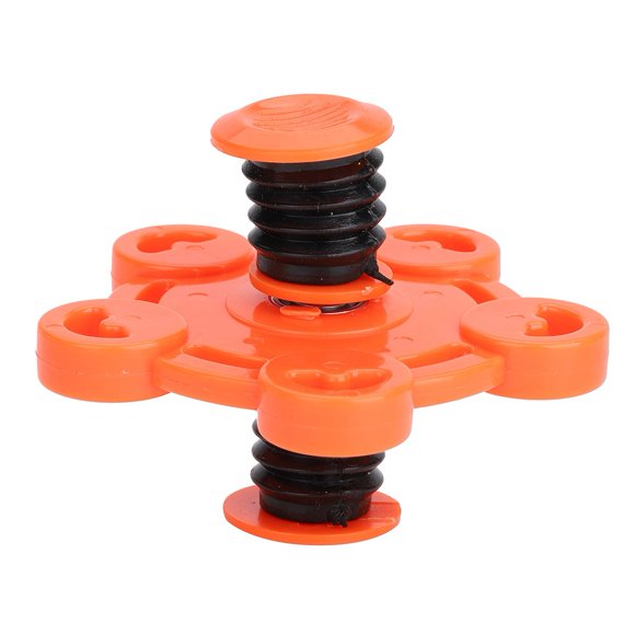 XYCCA Triangle Bouncing Fingertip Fidget Spinner Finger Gyro Stress Relief Toy (Orange)-082302