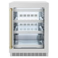 thumbnail image 2 of ZLINE Autograph Edition 24 in. Touchstone 151 Can Beverage Fridge With DuraSnow Stainless Steel Glass Door And Champagne Bronze Handle (RBSOZ-SN-24-CB), 2 of 2