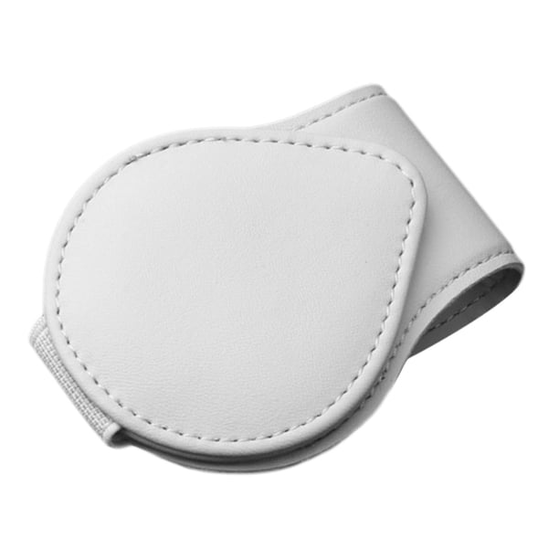 Bolsa organizadora para gafas de sol, para visera de coche, con clip para bolígrafo Gris