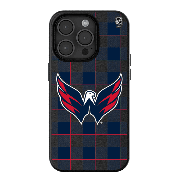 Keyscaper   Washington Capitals Plaid iPhone Magnetic Bump Case