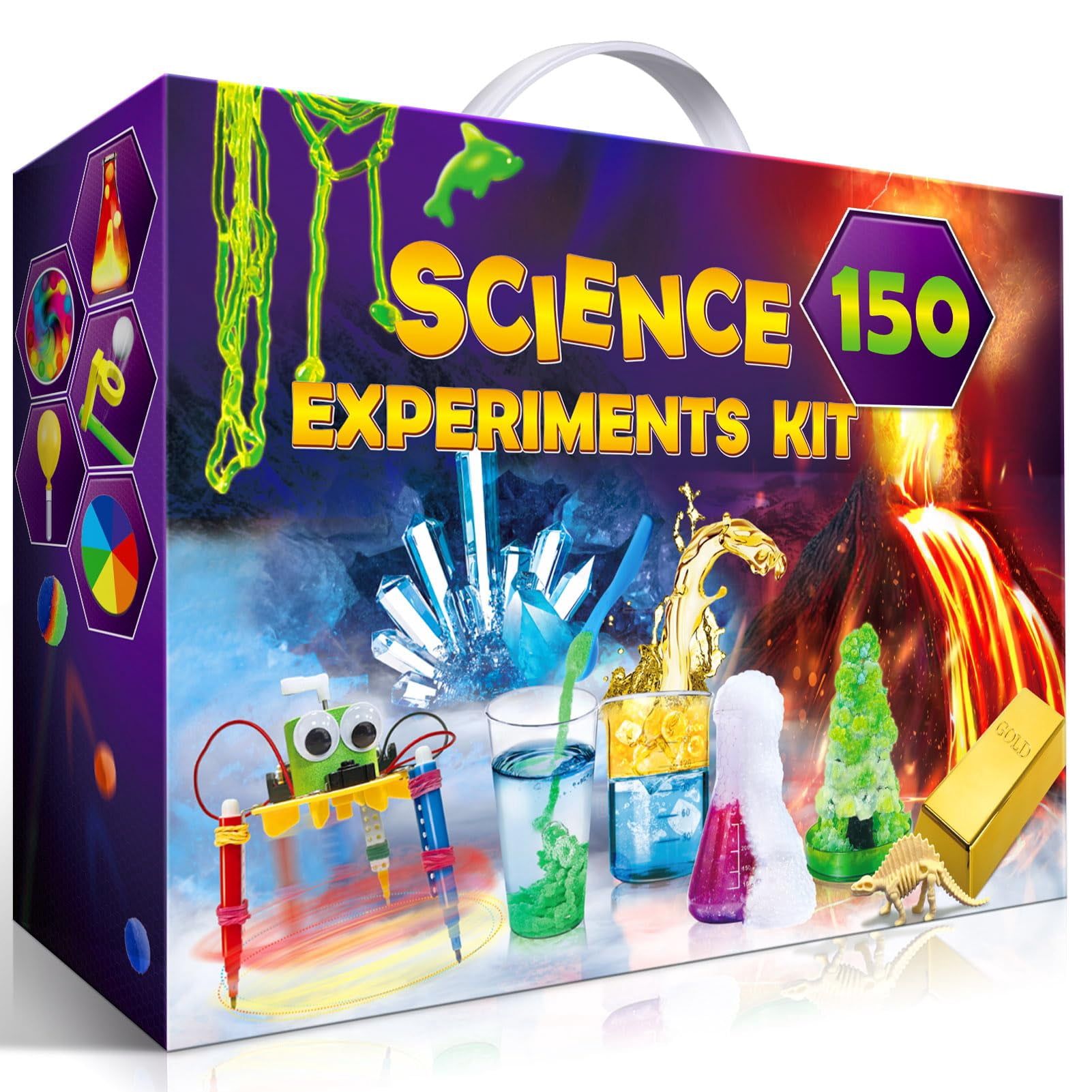 UNGLINGA 150 Experiments Science Kits for Kids, S.T.E.M