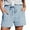 M-Blue, variant on Kcodviy Women Summer Sequin Shorts Women Shorts Casual Set High Waist Casual Loose Comfy Shorts for Women A Line Hot Pants Short Sleeve Blouses for Women Sparkly Clubwear Night Out Shorts