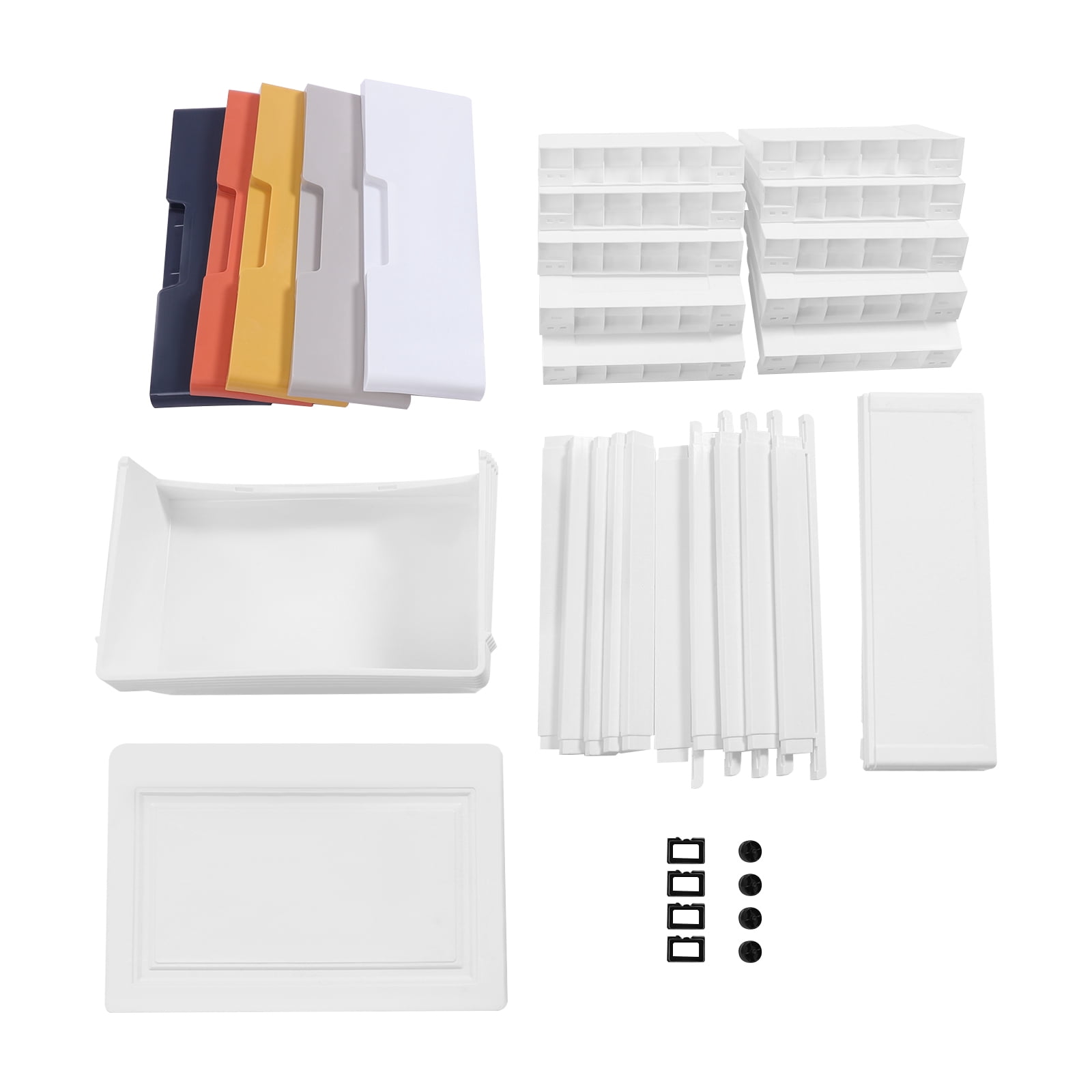 5-Tier Chest Of Drawers Organizer Wardrobe Cabinet Kids' Plastic Storage Drawers 45*30*84cm/17.72*11.81*33.07in