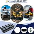 thumbnail image 6 of Costway Universal Front Atv Hd Steel Cargo Basket Rack Luggage Carrier, 6 of 10