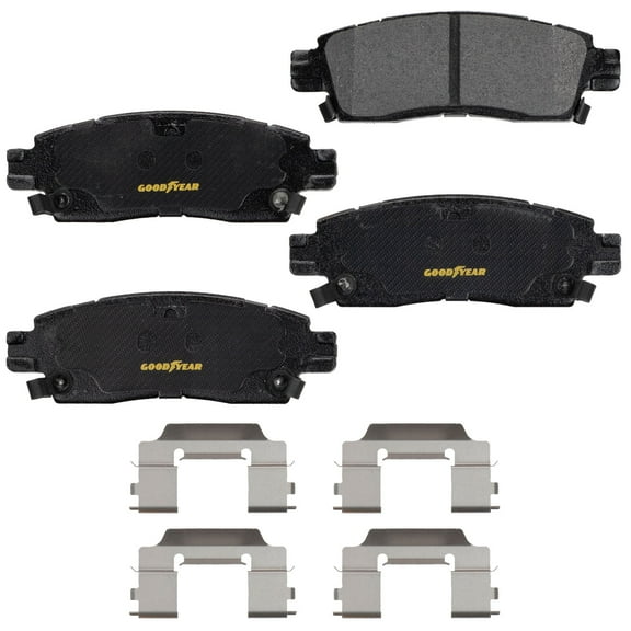 Goodyear Brakes GYD883 Truck and SUV Carbon Ceramic Rear Disc Brake Pads Set
