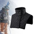 thumbnail image 4 of Qisuw Neck Wrap Water Repellent Scarf Elder Gift Neck Warmer Winter Moto Riding Skiing Thicked Skating Neck Warmer Cover Warm, 4 of 19