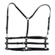 thumbnail image 1 of Cinturón de cuero Arnés para el cuerpo Crop Top Traje gótico Negro Hugo Cinturón de arnés de pecho para mujer, 1 of 10