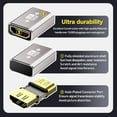 thumbnail image 3 of Acoplador HDMI 8K, Paquete de 4 Adaptadores HDMI 2.1 Hembra a Hembra, Extensor HDMI, Compatible con HDTV Roku TV, Monitores, Laptop, Proyector, ARC para Laptop, 3 of 6