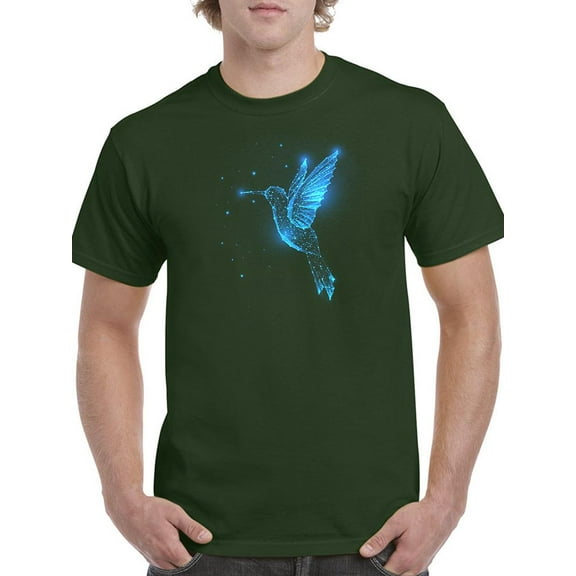 Neon Colibri T-Shirt Men -Image by Shutterstock, Male XX-Large