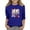 Blue, variant on Girls Long Sleeve Shirts Casual, Toddler Girls Fall Clothes, Boy Middle School High School 100-Day Uniform Short-Sleeve Round Neck Sweatshirt Basic Shirt