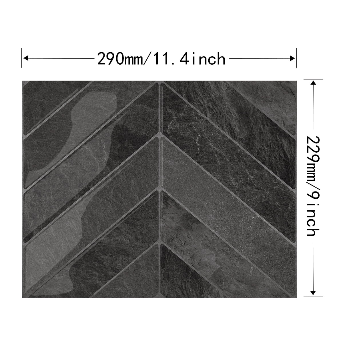 Peel and Stick Backsplash - 20 Sheets of 11.4" x 9" - 3D Adhesive Peel and Stick Tile Backsplash for Kitchen, Bathroom, Wall Tile