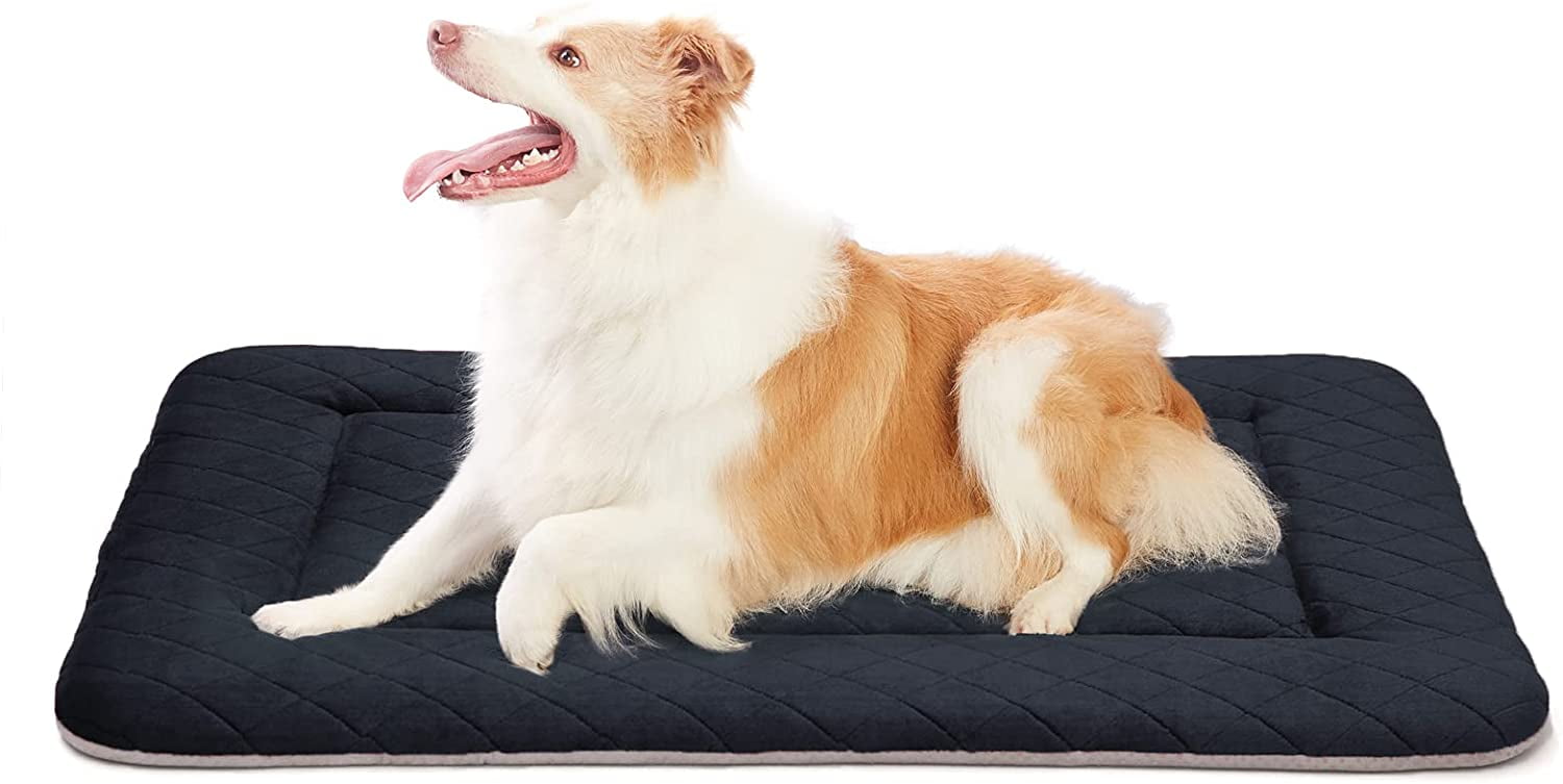 Multi Colors Hero Dog Large Dog Bed Dog Mat Crate Pad 36/42/47 Inches Washable Pet Beds Soft Anti Slip Sleeping Mattress for Medium Large Jumbo Dogs 